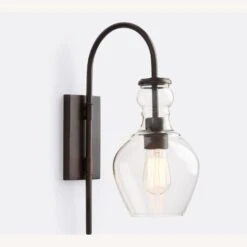 Pottery Barn Flynn Recycled Glass Plug-In Sconce -Othe Furniture Shop 1500 1500 frame 0 1049