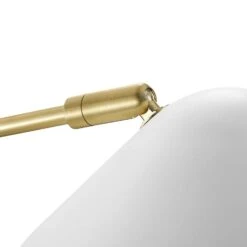 Other 24" Wall Lamp In Matte White & Satin Brass Finish -Othe Furniture Shop 1500 1500 frame 0 1066