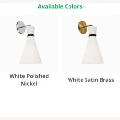 Other Wall Lamp In Hourglass Shaped White & Satin Brass -Othe Furniture Shop 1500 1500 frame 0 1079