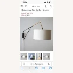 West Elm Mid Century Overarching Wall Sconce -Othe Furniture Shop 1500 1500 frame 0 1102