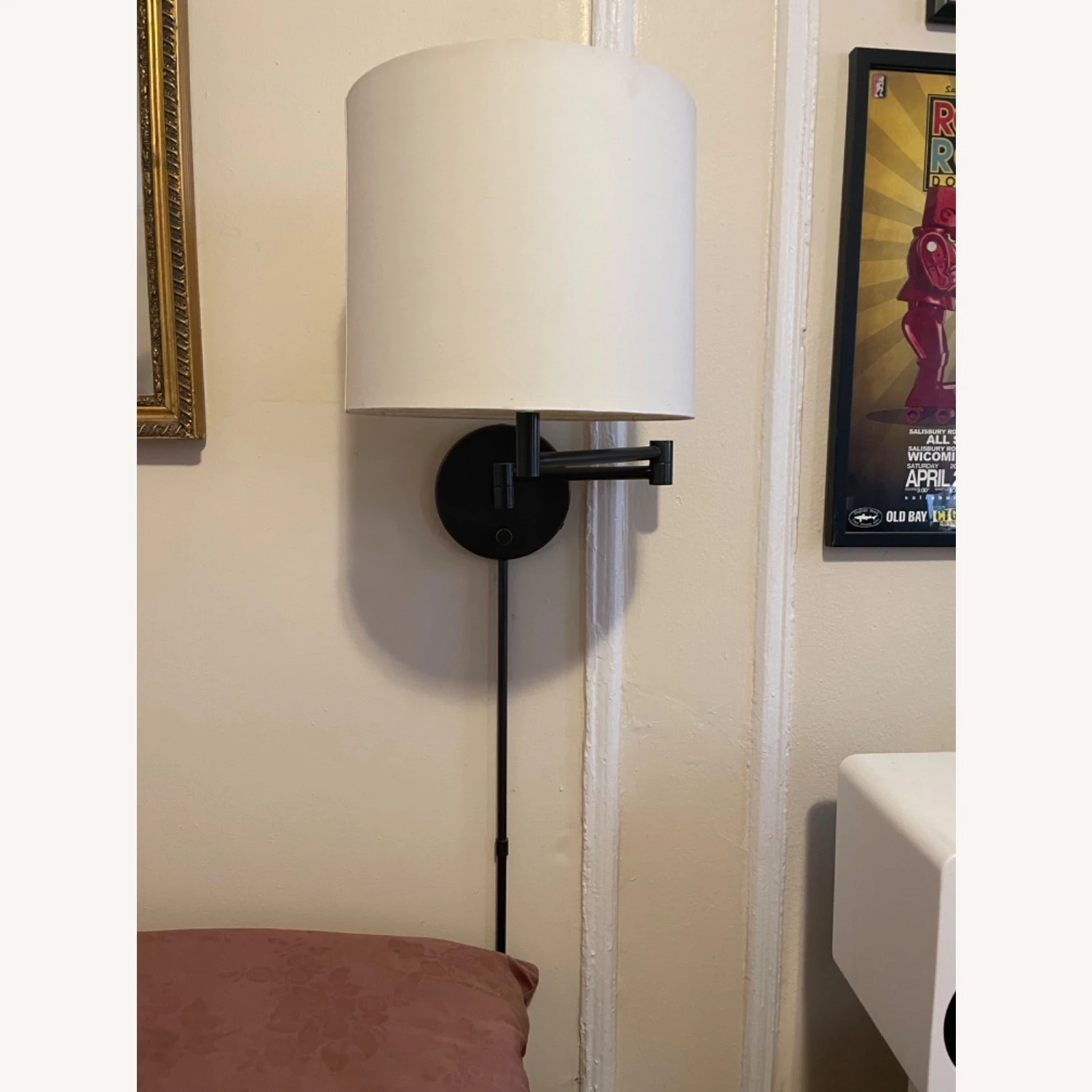 Crate & Barrel Plug-in Wall Sconce 4 Crate & Barrel Plug-in Wall Sconce - Image 2