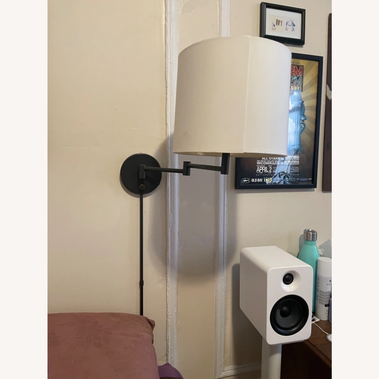 Crate & Barrel Plug-in Wall Sconce 5 Crate & Barrel Plug-in Wall Sconce - Image 3