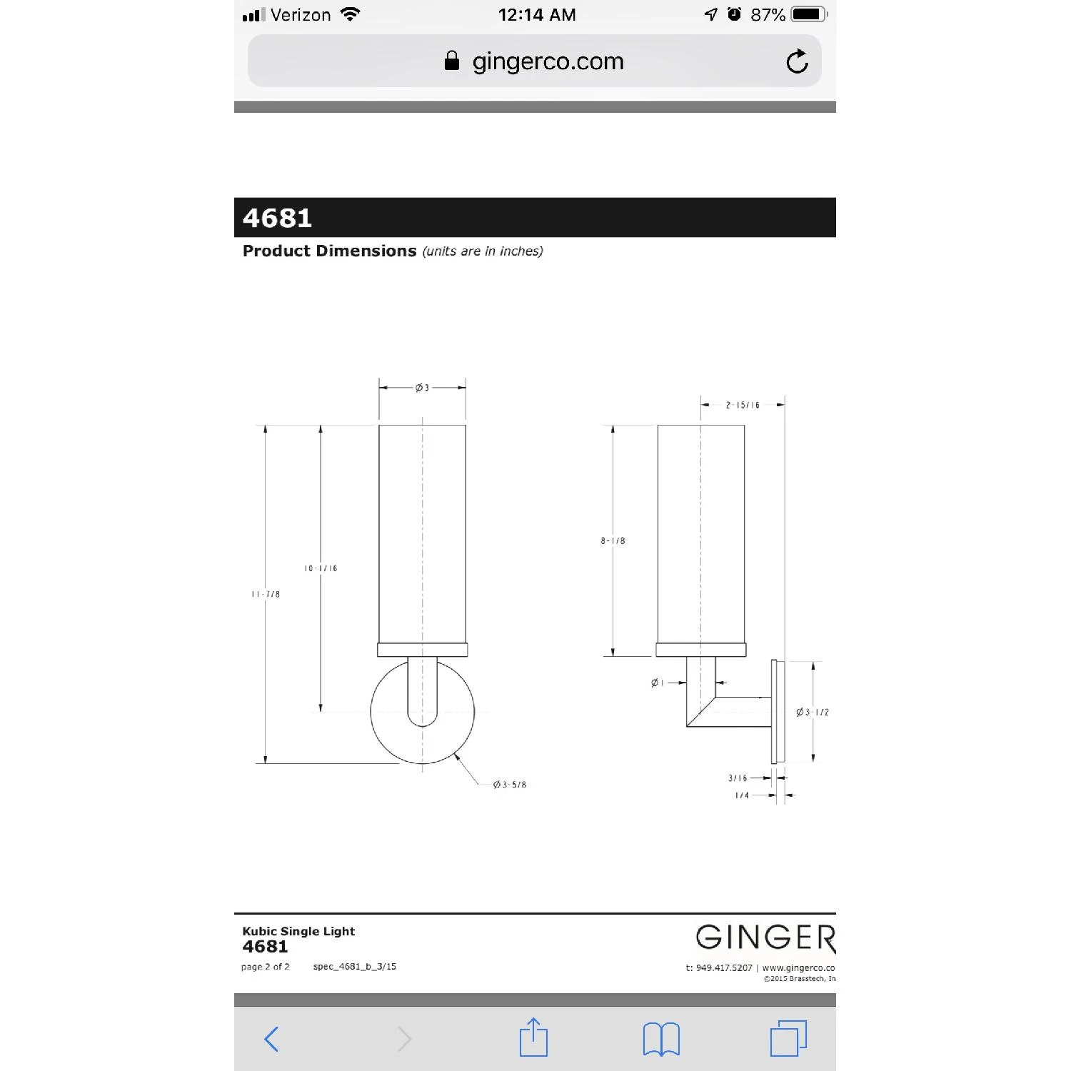 Other Ginger Kubic Sconce In Polished Nickel 4 Other Ginger Kubic Sconce In Polished Nickel - Image 2