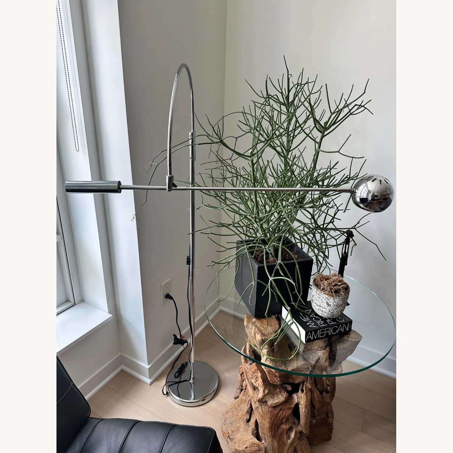 Room & Board Modern Stainless Lamp 4 Room & Board Modern Stainless Lamp - Image 2