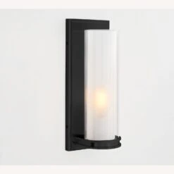Pottery Barn Pearson Tube Sconce Black -Othe Furniture Shop 1500 1500 frame 0 1227