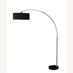 Coaster Floor Lamp W/ Pendant Drum Shade In Black -Othe Furniture Shop 1500 1500 frame 0 1242