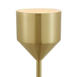 Other Modern Floor Lamp In Gold Cone-Shaped Shade & Base -Othe Furniture Shop 1500 1500 frame 0 1259