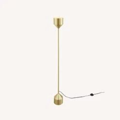 Other Modern Floor Lamp In Gold Cone-Shaped Shade & Base -Othe Furniture Shop 1500 1500 frame 0 1262