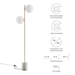 Other Floor Lamp In 2-Piece White Opaque Glass Globe -Othe Furniture Shop 1500 1500 frame 0 1297