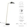 Other Floor Lamp In Black W/ Angled Satin Brass Rod 1 Other Floor Lamp In Black W/ Angled Satin Brass Rod -Othe Furniture Shop 1500 1500 frame 0 1353