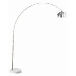 Other Contemporary Arched Lamp In Chrome Finish With Brushed Steel And Marble Base -Othe Furniture Shop 1500 1500 frame 0 1444