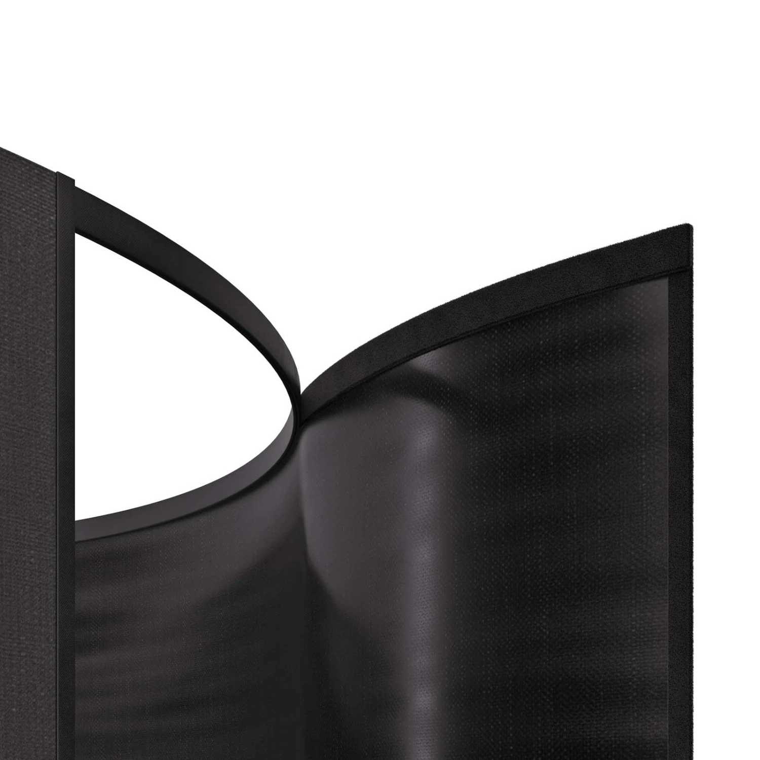 Other Floor Lamp In Black Shade & Base W/Satin Brass Tip 6 Other Floor Lamp In Black Shade & Base W/Satin Brass Tip - Image 4