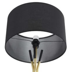 Other Floor Lamp In Black Shade & Base W/Satin Brass Tip 24 Other Floor Lamp In Black Shade & Base W/Satin Brass Tip -Othe Furniture Shop 1500 1500 frame 0 1476