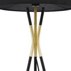 Other Floor Lamp In Black Shade & Base W/Satin Brass Tip 36 Other Floor Lamp In Black Shade & Base W/Satin Brass Tip -Othe Furniture Shop 1500 1500 frame 0 1488