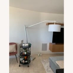 Room & Board Stainless Steel Floor Lamp White