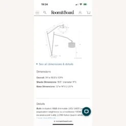 Room & Board Stainless Steel Floor Lamp White 13 Room & Board Stainless Steel Floor Lamp White -Othe Furniture Shop 1500 1500 frame 0 1510