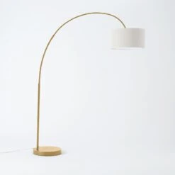 West Elm Overarching Linen Shade Floor Lamp (79") 8 West Elm Overarching Linen Shade Floor Lamp (79") -Othe Furniture Shop 1500 1500 frame 0 1524