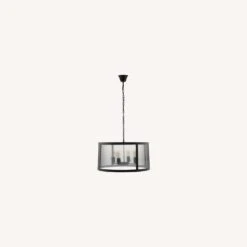 Other Chandelier In Black Steel W/ Plastic Cover Finish -Othe Furniture Shop 1500 1500 frame 0 158