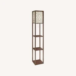 Other Floor Lamp In Cappuccino Finish W/ 3-Tiers Shelf -Othe Furniture Shop 1500 1500 frame 0 1598