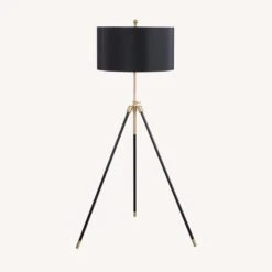 Other Floor Lamp In Gold & Black Finish W/ Tripod Legs -Othe Furniture Shop 1500 1500 frame 0 1626