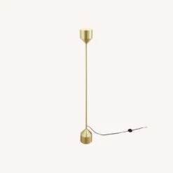Other Floor Lamp In Gold With Cone-Shaped Shade & Base -Othe Furniture Shop 1500 1500 frame 0 1654