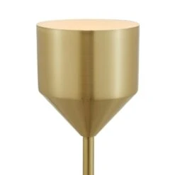 Other Floor Lamp In Gold With Cone-Shaped Shade & Base -Othe Furniture Shop 1500 1500 frame 0 1657
