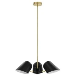 Other 3-Light Pendant Light In Black &Satin Brass Finish -Othe Furniture Shop 1500 1500 frame 0 167