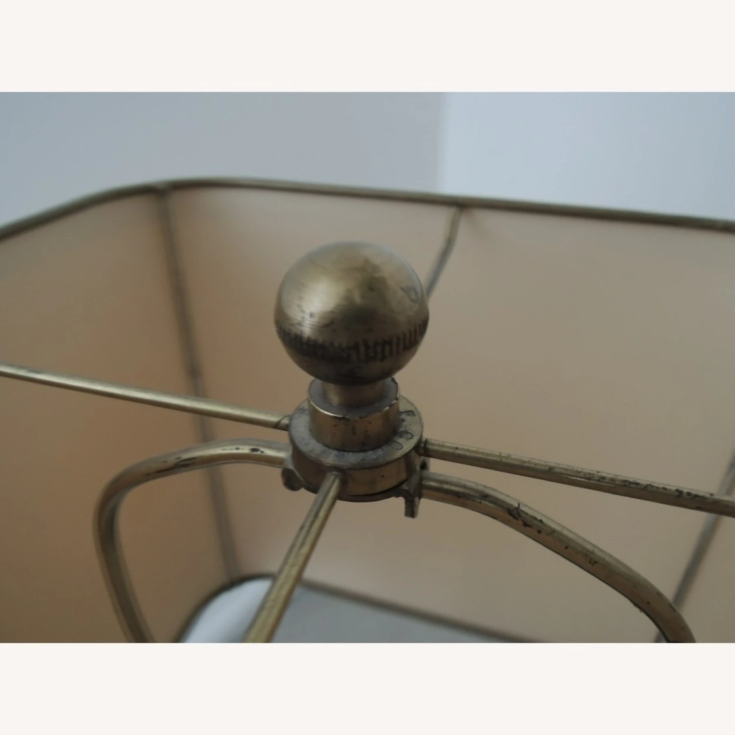 Asian Tea Tin Lamp Neutral Shade Tea Caddy Base 9 Asian Tea Tin Lamp Neutral Shade Tea Caddy Base - Image 7