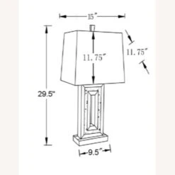Other Table Lamp In White Square-Shaped Shade -Othe Furniture Shop 1500 1500 frame 0 1859