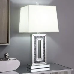 Other Table Lamp In White Square-Shaped Shade -Othe Furniture Shop 1500 1500 frame 0 1862