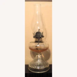 Antique Clear Glass Oil Lamp -Othe Furniture Shop 1500 1500 frame 0 1907