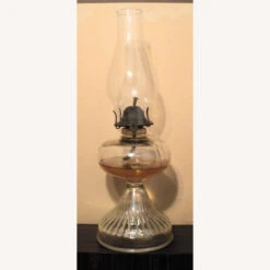 Antique Clear Glass Oil Lamp -Othe Furniture Shop 1500 1500 frame 0 1910