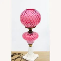 Other Fenton Cranberry Opalescent Coin Dot Lamp -Othe Furniture Shop 1500 1500 frame 0 1952