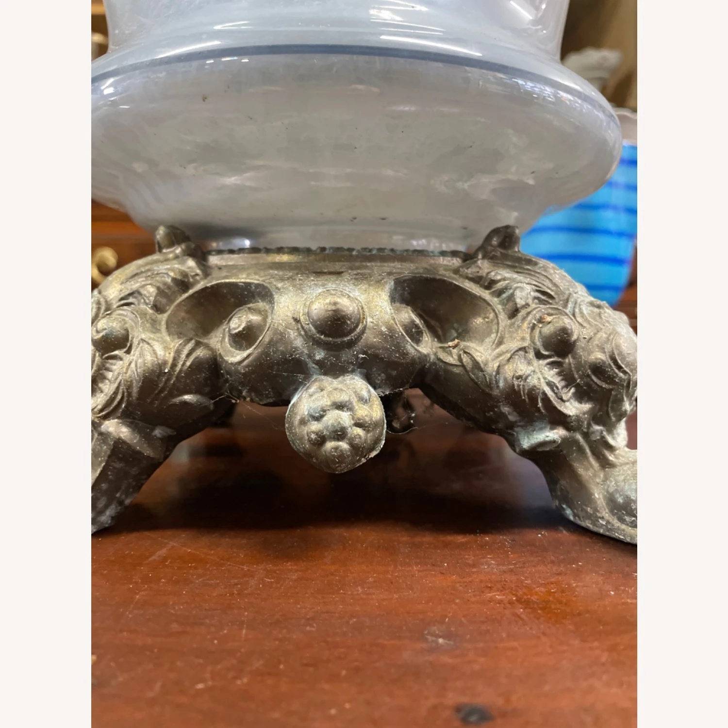 Vintage Gone With The Wind Hurricane Lamp 17 Vintage Gone With The Wind Hurricane Lamp - Image 15