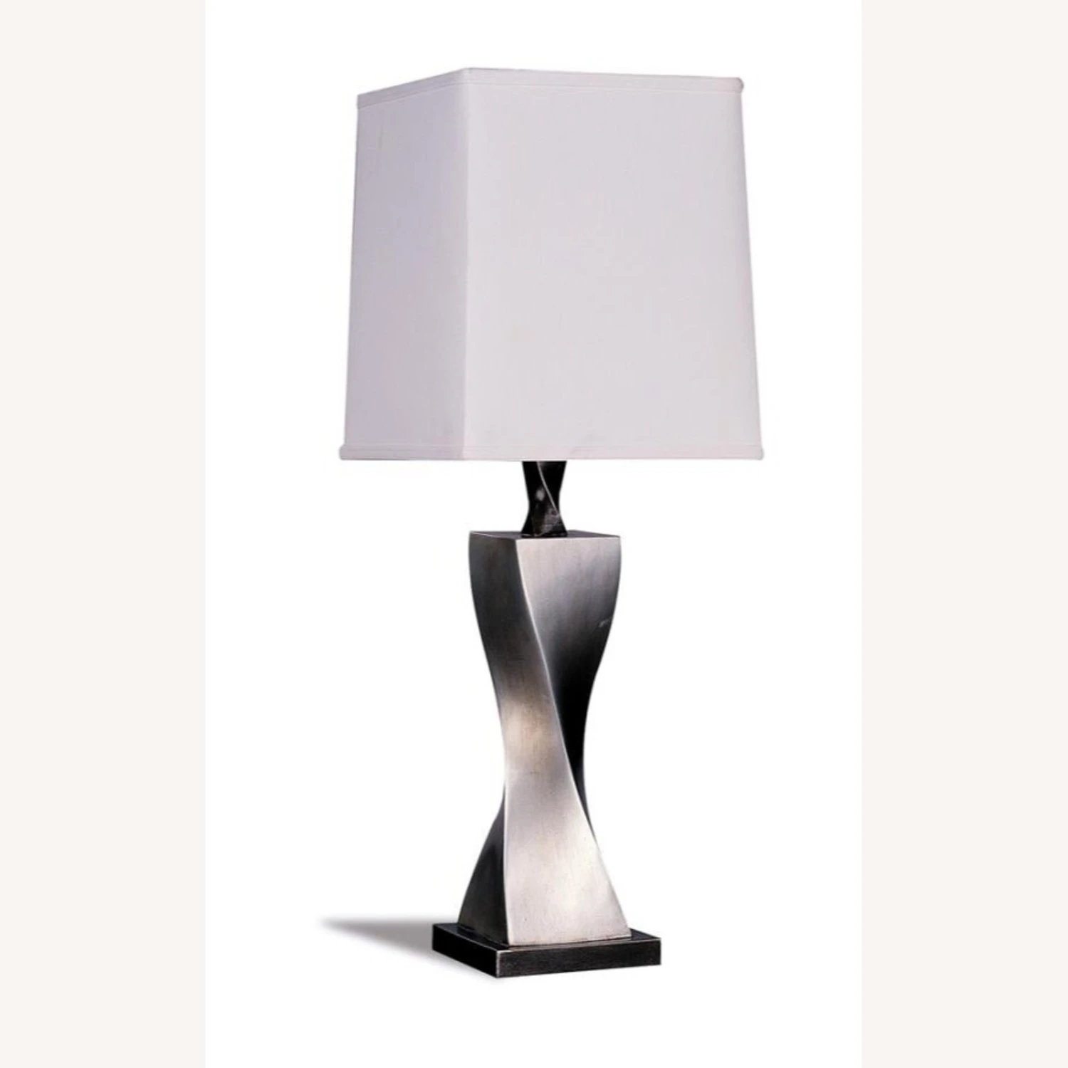 Other Contemporary Style Table Lamp In Antique Silver 5 Other Contemporary Style Table Lamp In Antique Silver - Image 3