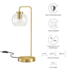 Other Table Lamp In Satin Brass W Glass Globe Shade -Othe Furniture Shop 1500 1500 frame 0 1996