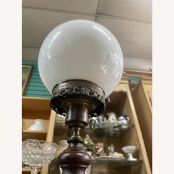 Vintage Gone With The Wind Brass & Wood Globe Lamp -Othe Furniture Shop 1500 1500 frame 0 2039