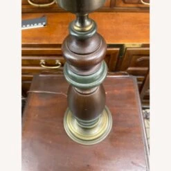 Vintage Gone With The Wind Brass & Wood Globe Lamp -Othe Furniture Shop 1500 1500 frame 0 2040