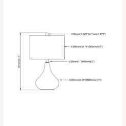 Other Table Lamp In White Shade & Chrome Base Finish -Othe Furniture Shop 1500 1500 frame 0 2058