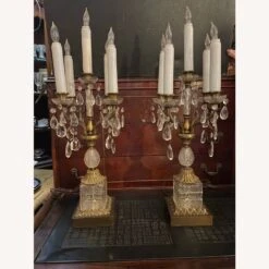 Antique 1940s Brass Crystal Glass Table Lamps -Othe Furniture Shop 1500 1500 frame 0 2191