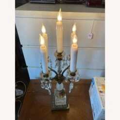 Antique 1940s Brass Crystal Glass Table Lamps -Othe Furniture Shop 1500 1500 frame 0 2196