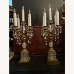 Antique 1940s Brass Crystal Glass Table Lamps -Othe Furniture Shop 1500 1500 frame 0 2201