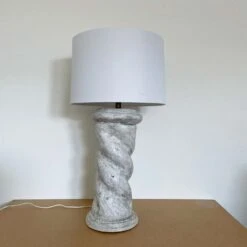 Michael Taylor Style Spiral Table Lamp With Shade -Othe Furniture Shop 1500 1500 frame 0 2248