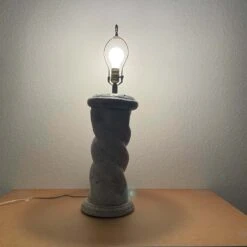 Michael Taylor Style Spiral Table Lamp With Shade -Othe Furniture Shop 1500 1500 frame 0 2254