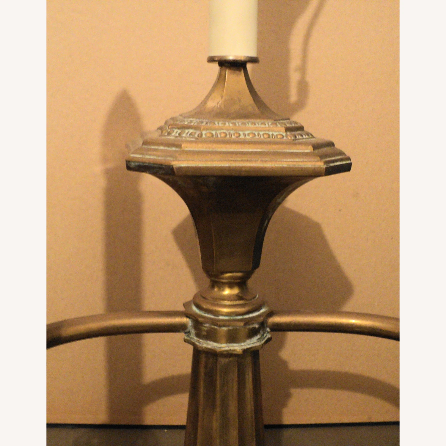 Antique French Bouillotte Brass Table Lamp 8 Antique French Bouillotte Brass Table Lamp - Image 6