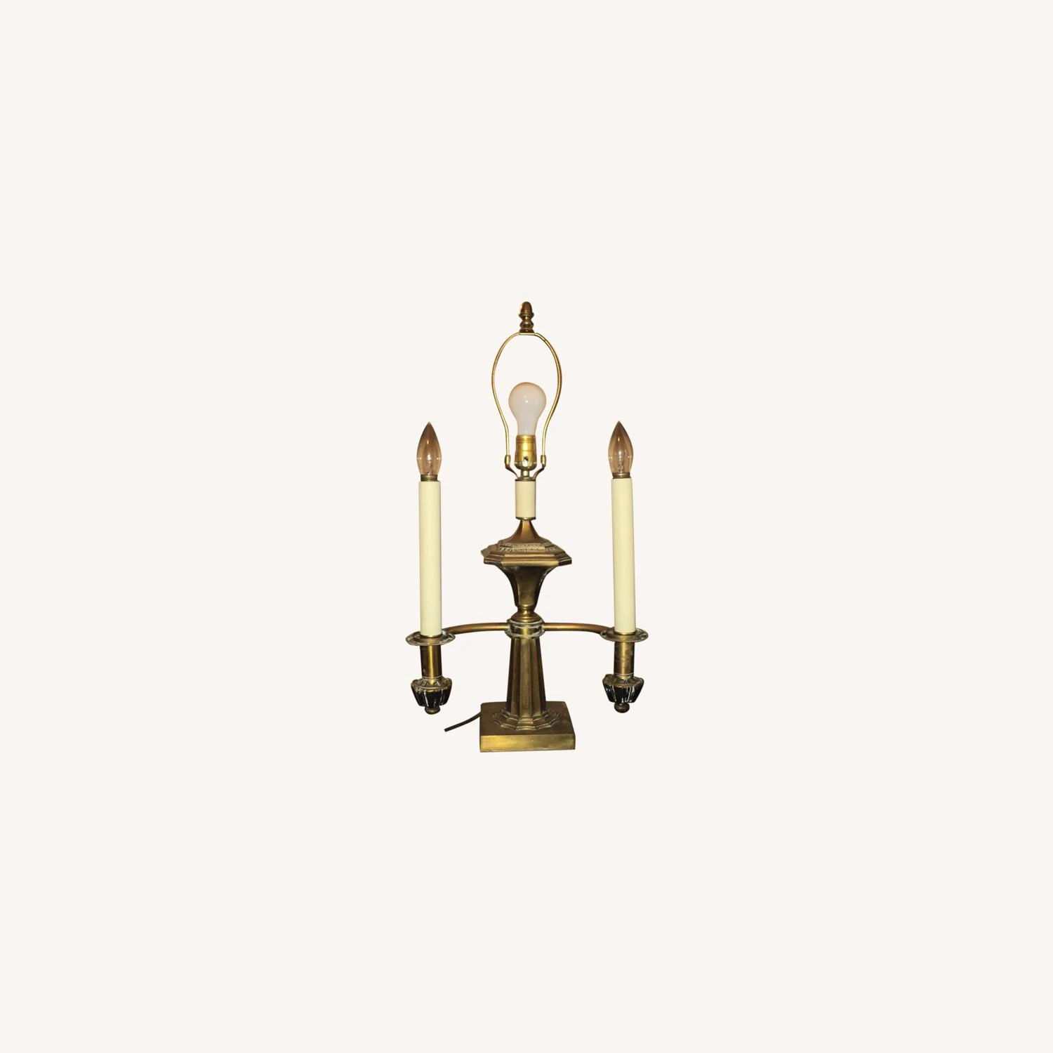 Antique French Bouillotte Brass Table Lamp 12 Antique French Bouillotte Brass Table Lamp - Image 10