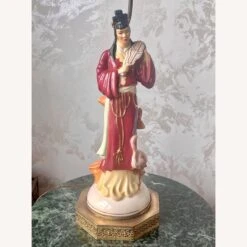 Antique 1940s Rare Hand Painted Oriental Lamp -Othe Furniture Shop 1500 1500 frame 0 2352