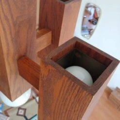 Vintage Mid Century Brutalist 5 Light Chandelier -Othe Furniture Shop 1500 1500 frame 0 238