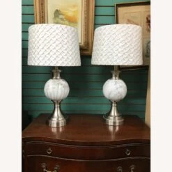 Other Pair Of Metal Lamps With Shades -Othe Furniture Shop 1500 1500 frame 0 2416