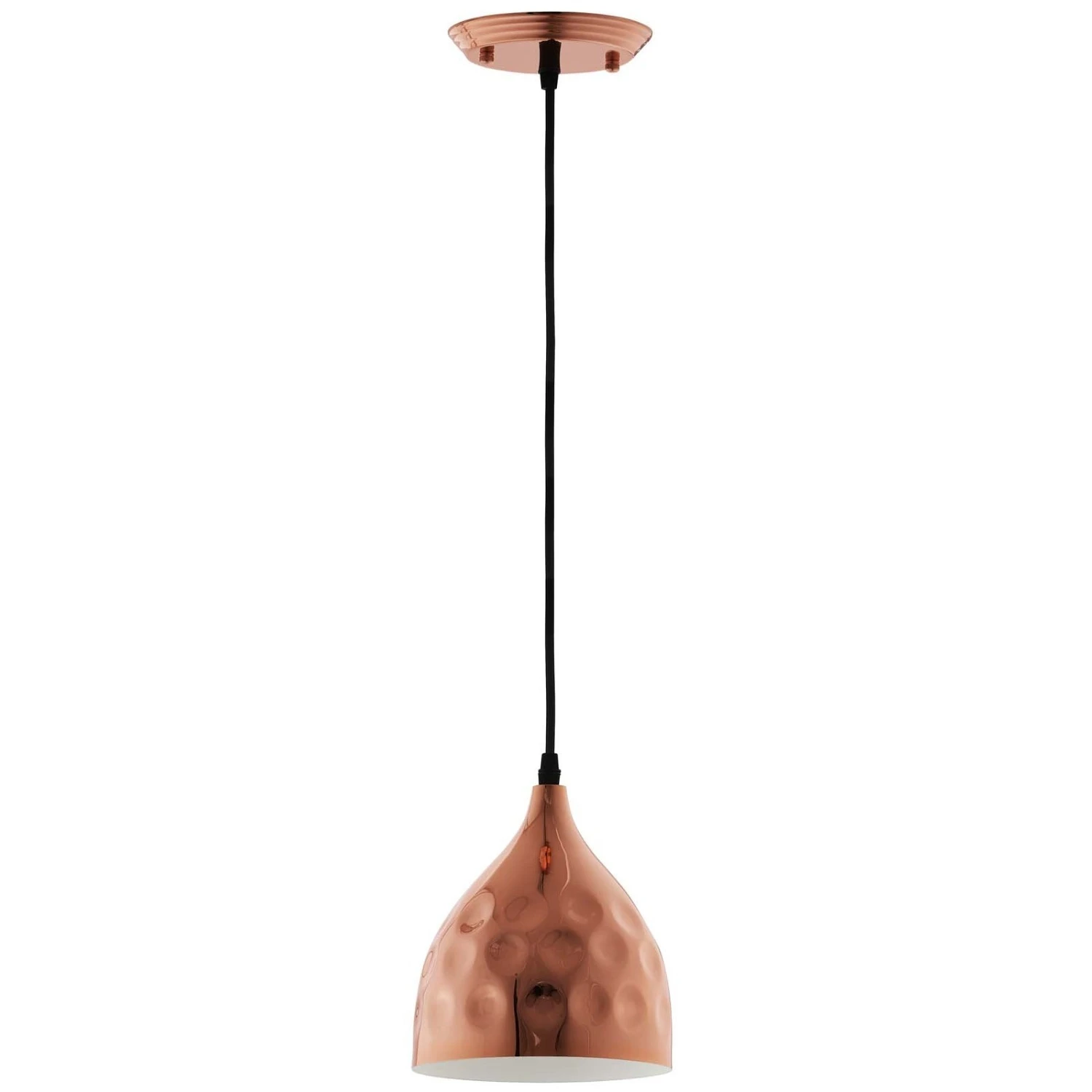 Other 6.5" Bell-Shaped Pendant Light In Rose Gold Shade 4 Other 6.5" Bell-Shaped Pendant Light In Rose Gold Shade - Image 2